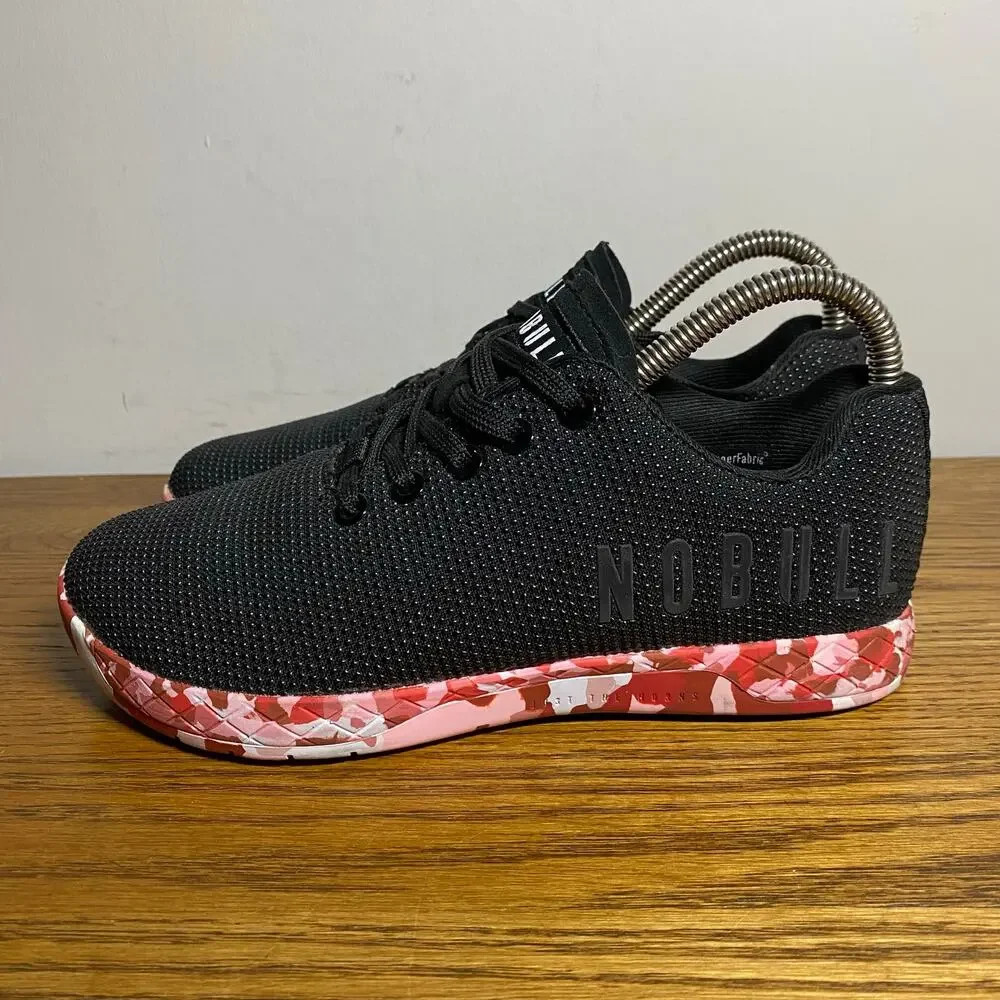 NOBULL Womens 6 Trainers Wild Berry Pink Camo CrossFit Weight Training Sneakers